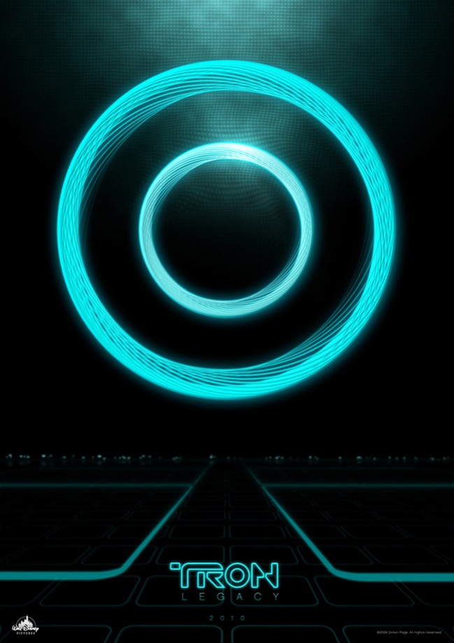 Tron graphics poster inspired by trailer