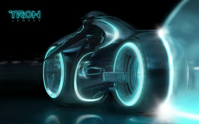 Tron Legacy movie poster by Simon Page