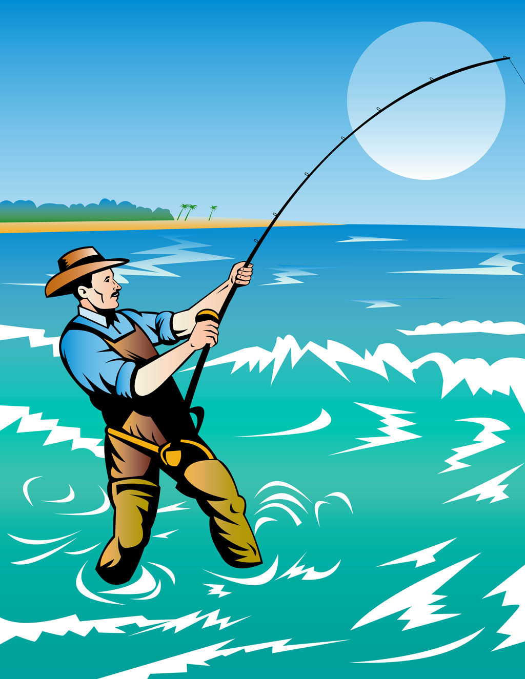 Fishing Clip Art Svg Svg Png Eps Dxf File By Designbundles