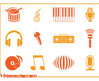 Music Icons Vectors