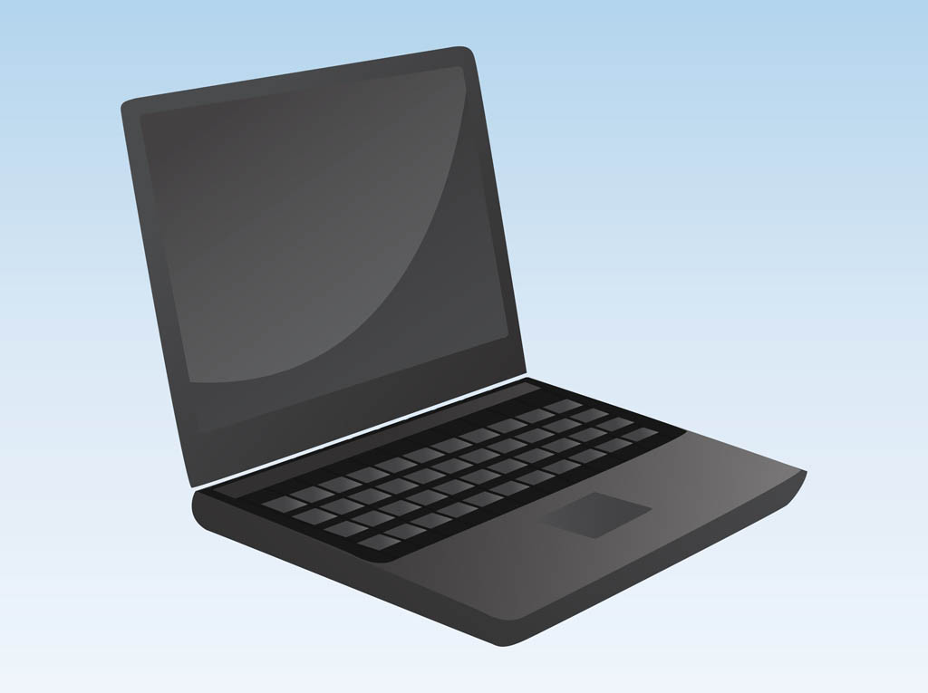 Black Laptop Graphics