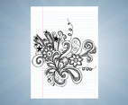 Notebook Drawings Vector
