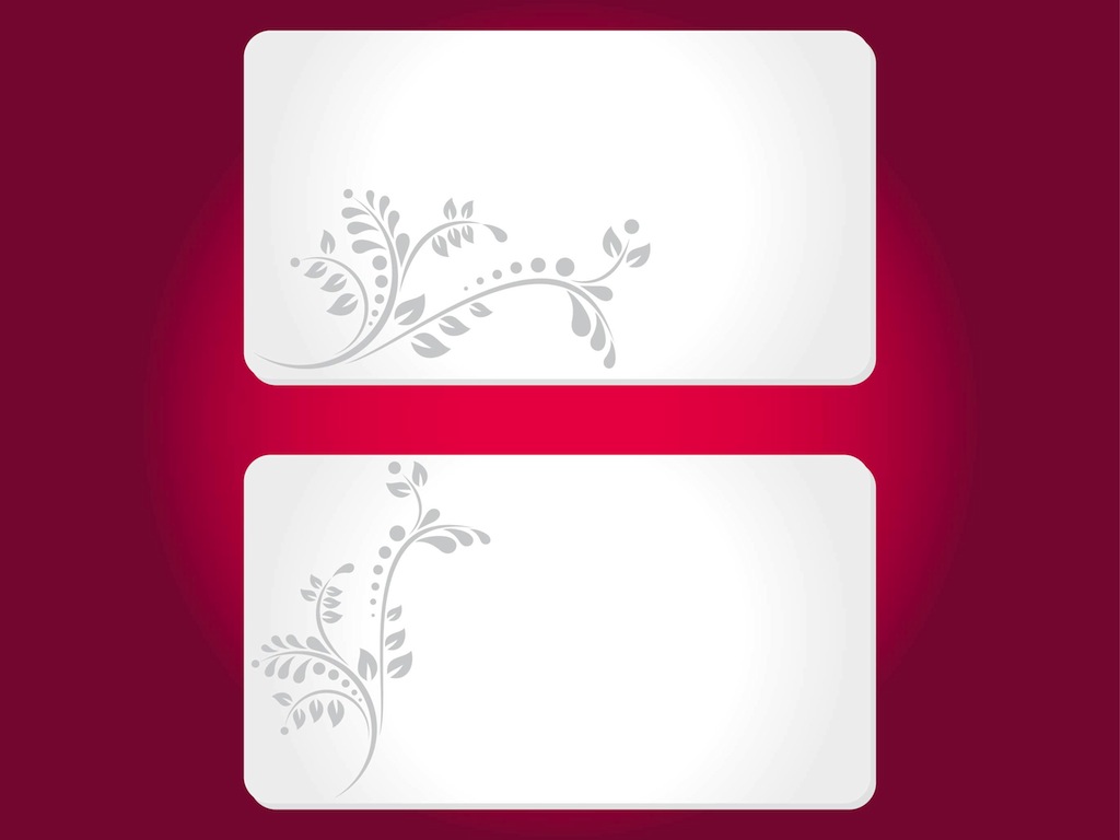 Floral Card Template Free Download