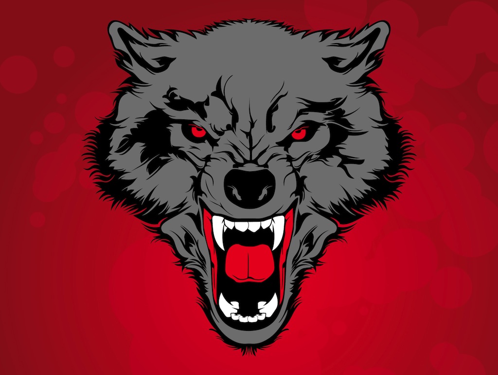 Wild Wolf Vector Art & Graphics | freevector.com