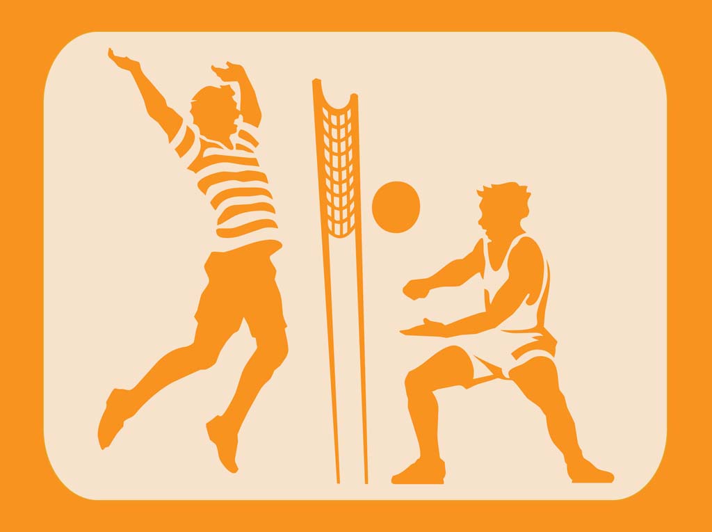 volleyball clipart vector - photo #45