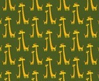 Free Cartoon Giraffe Vector Pattern