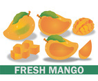 Sliced Fresh Mango
