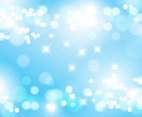 Blue Abstract Sparkles Background
