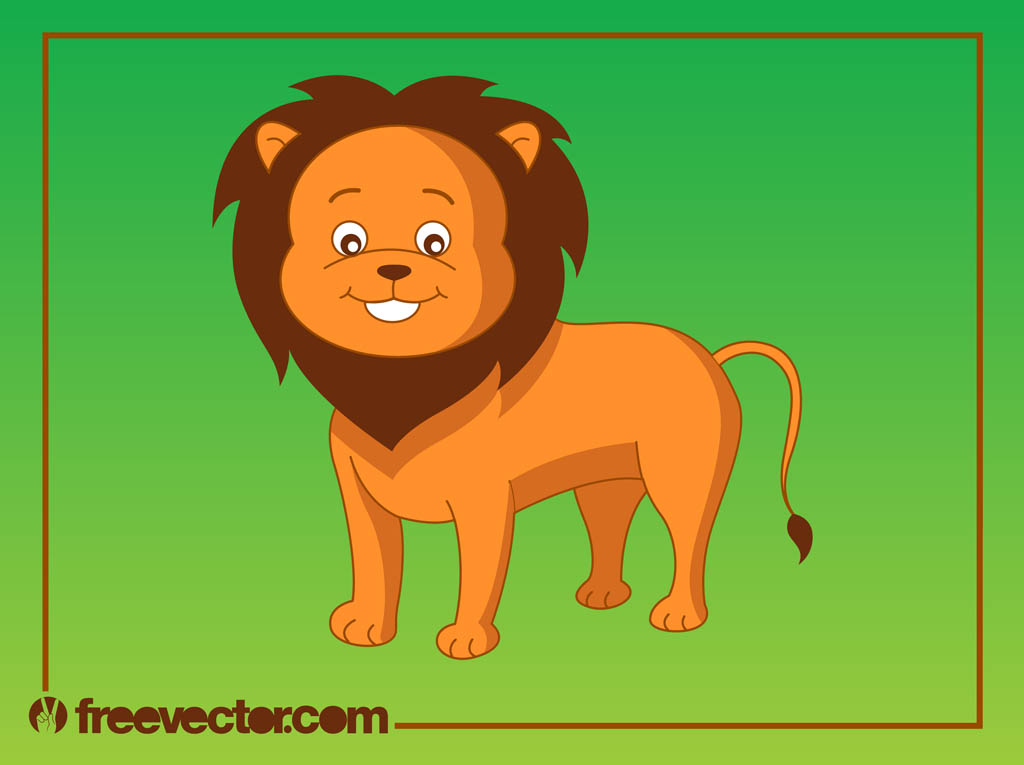 Cartoon Lion Vector Art & Graphics | freevector.com