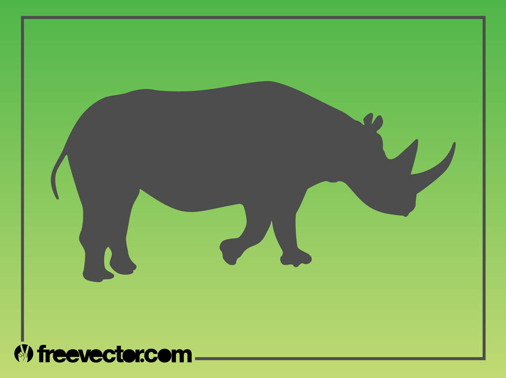 Rhinoceros Silhouette