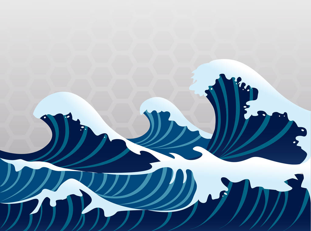vector waves illustrator free download