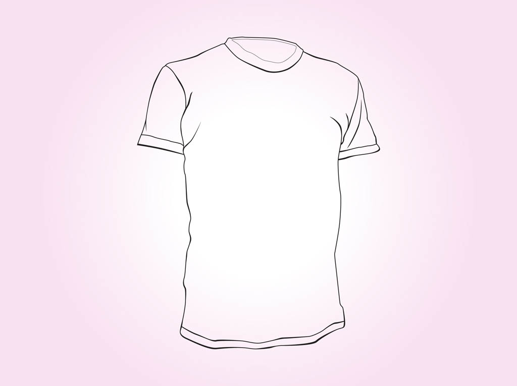 Download T Shirt Outlines Vector Art & Graphics | freevector.com