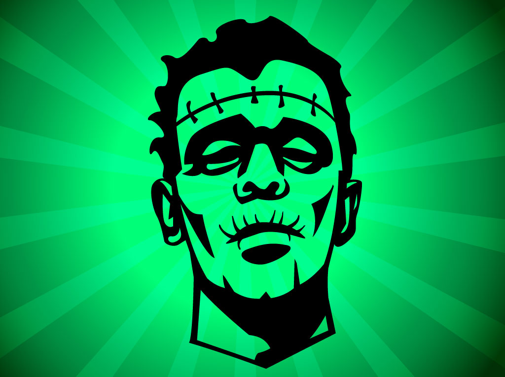 Frankenstein Drawing Vector Art & Graphics