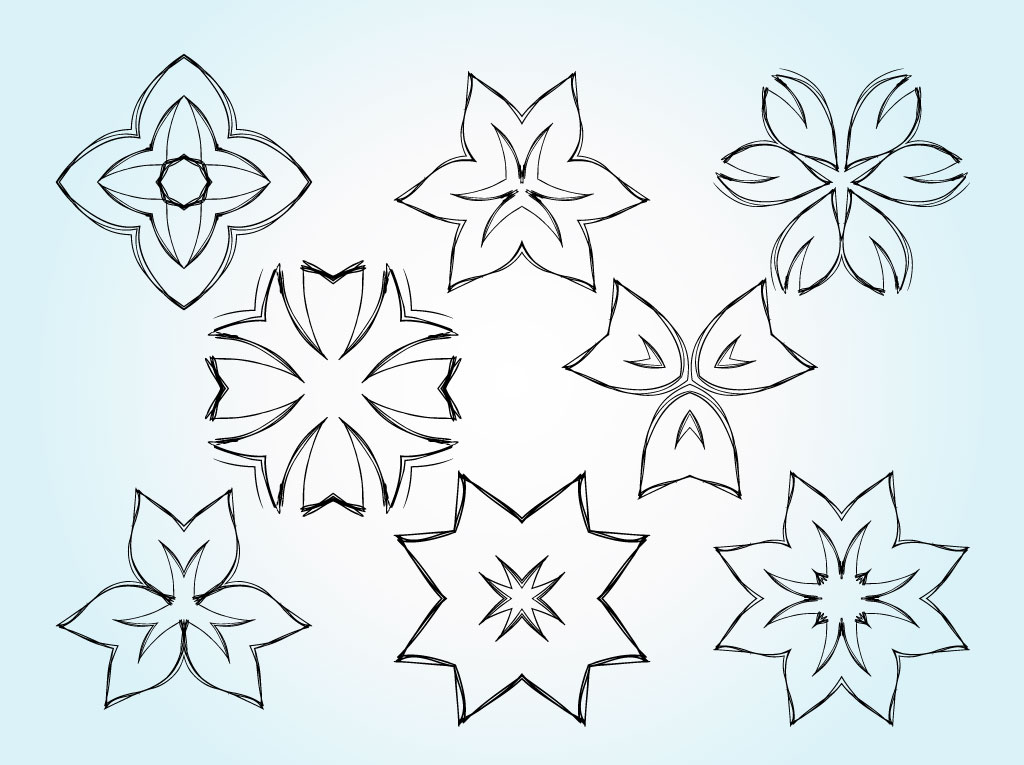 Download Flower Sketch Vectors Vector Art & Graphics | freevector.com