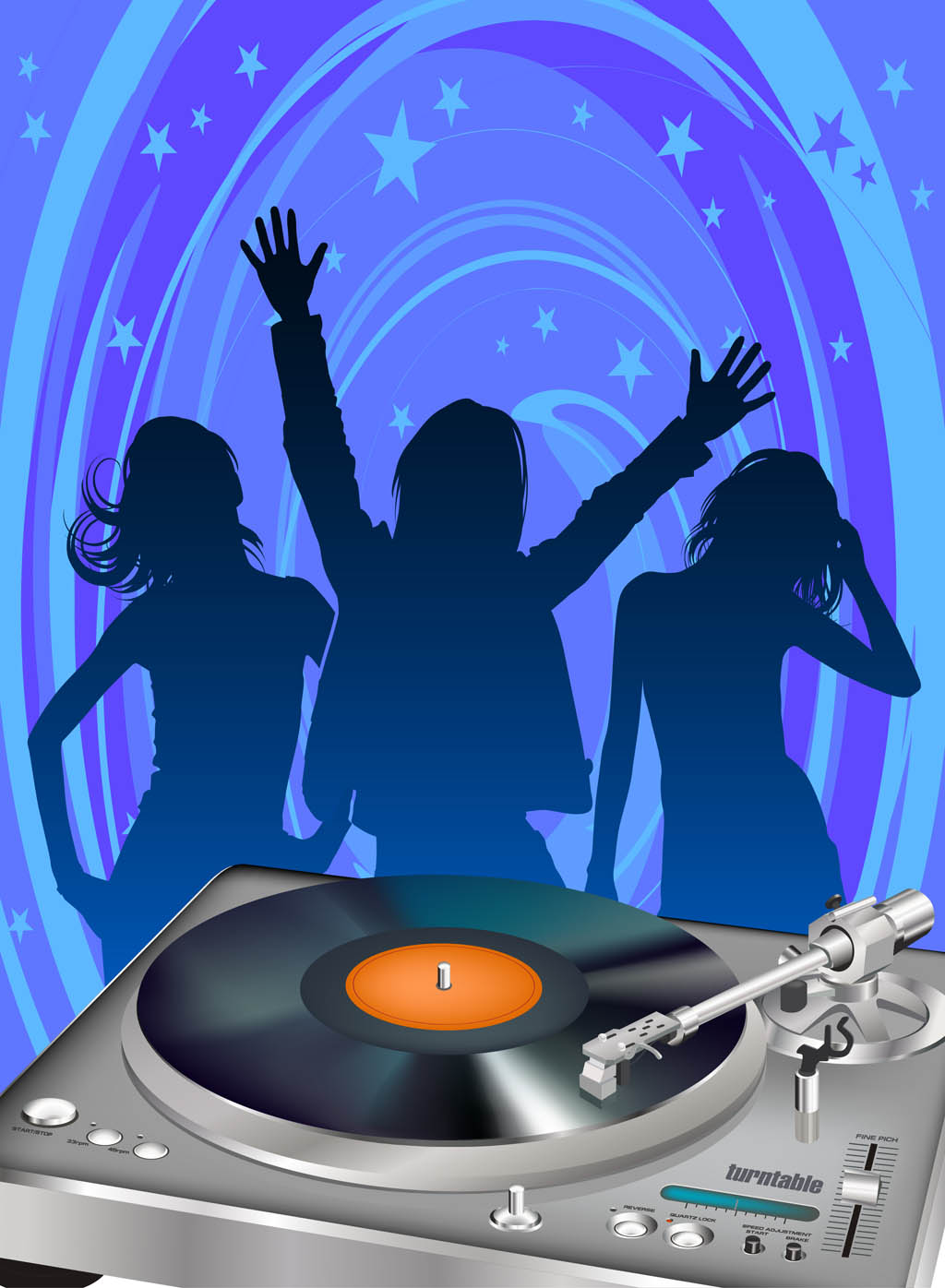 Disco Party Poster Template Vector Art & Graphics | freevector.com