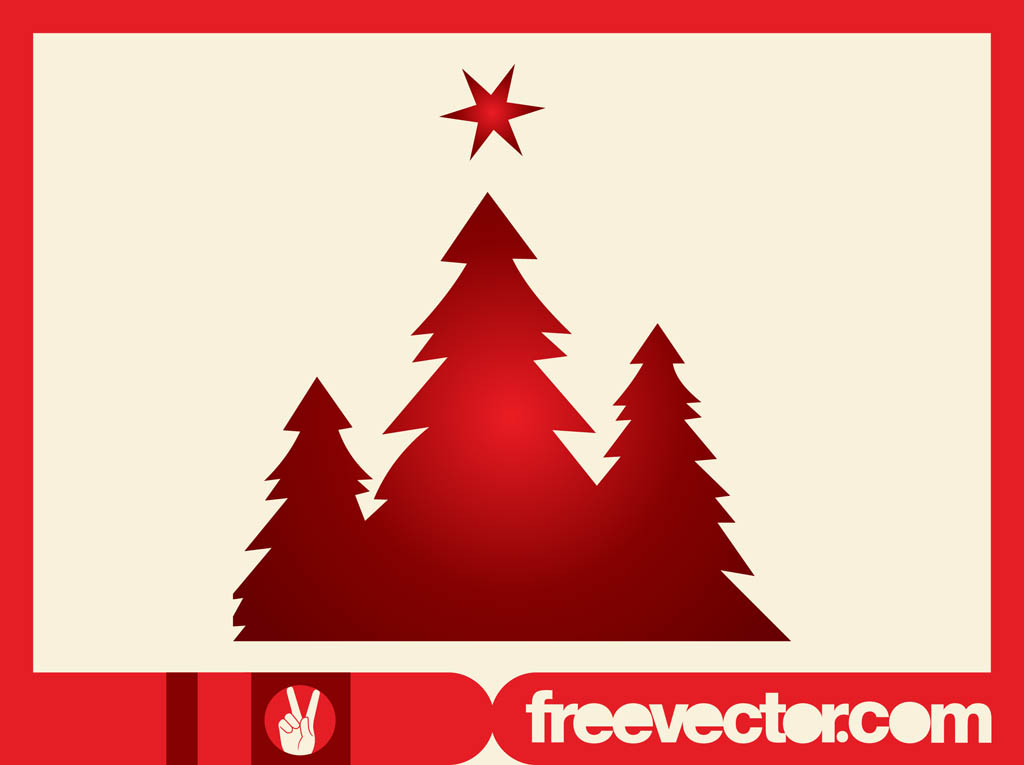 Download Christmas Trees Silhouettes Clip Art Vector Art & Graphics ...
