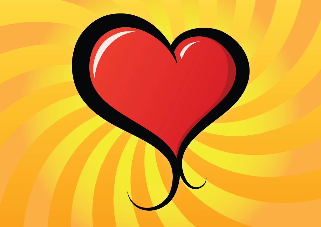 Download Lovely Heart Vector Vector Art & Graphics | freevector.com