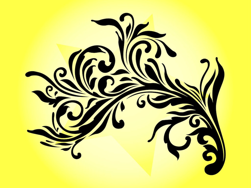 Download Flower Decorative Swirls Vector Art & Graphics ...
