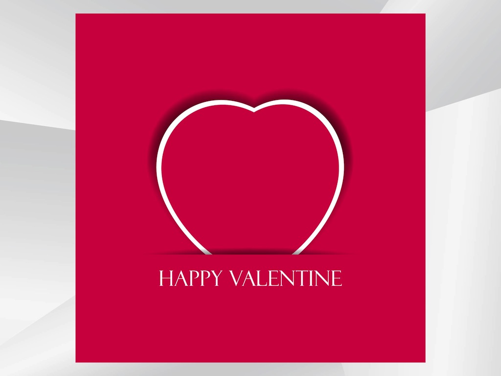 Valentines day lovely card graphic design Vector Image