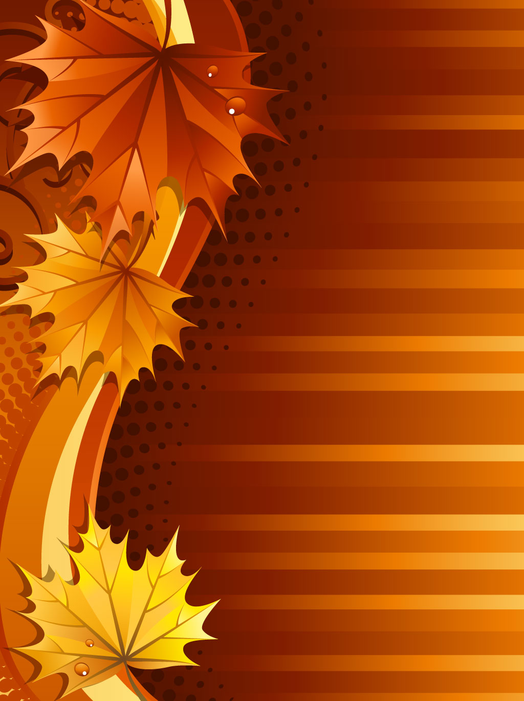 Autumn Leaf Background Vector Art & Graphics