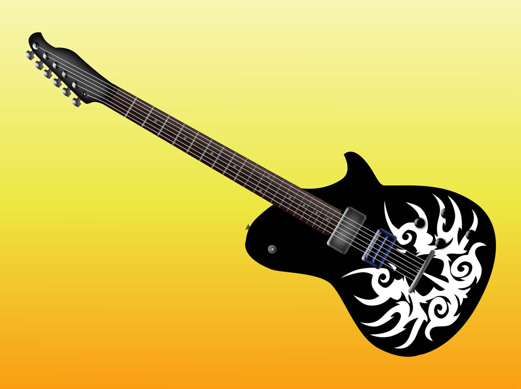 Download Electric Guitar Design Vector Art & Graphics | freevector.com