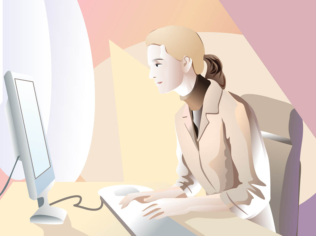 computer animated women
