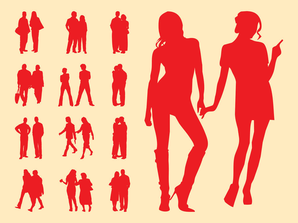 People In Couples Graphics Vector Art And Graphics