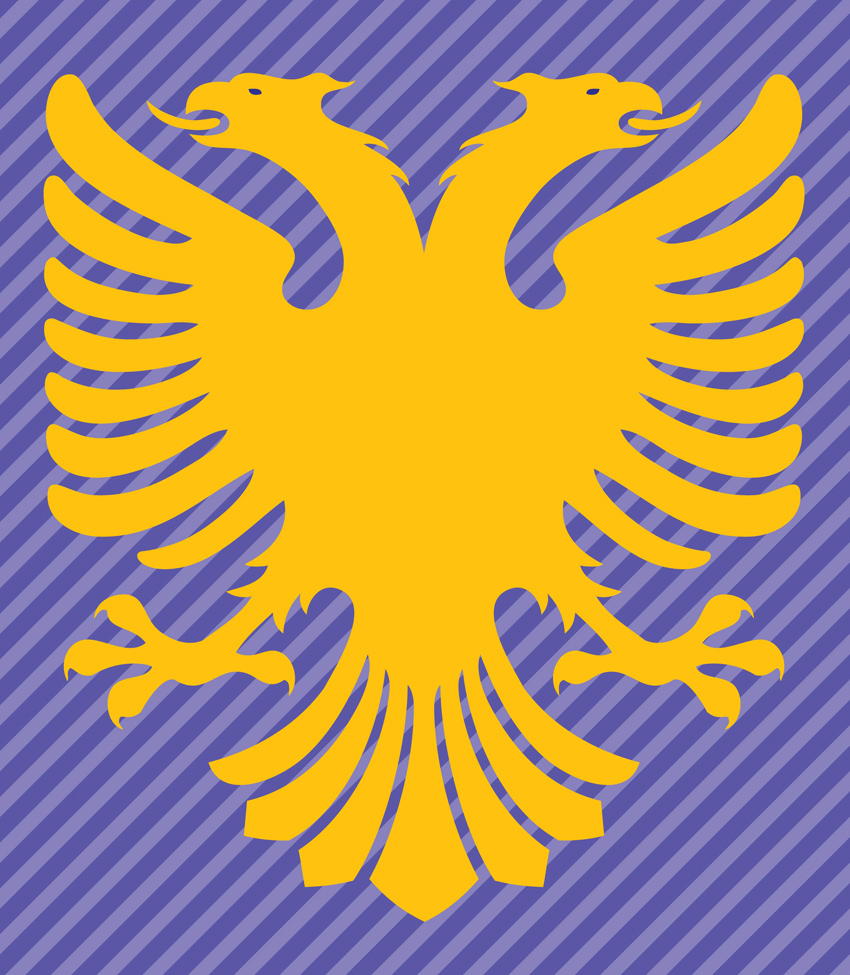 Download Albania Flag Double Headed Eagle Vector Art & Graphics ...