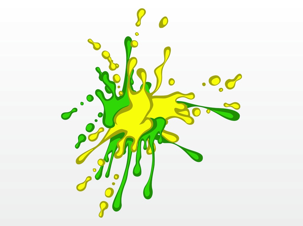 paint splash vector free download
