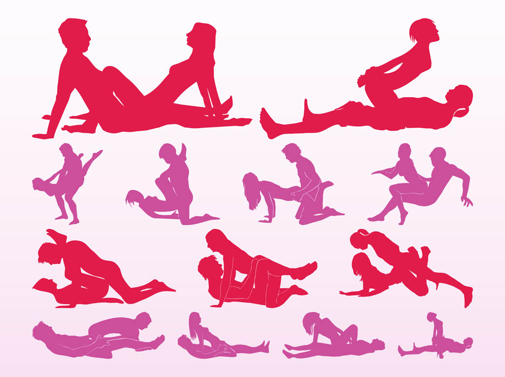 Sex Position Silhouettes. 
