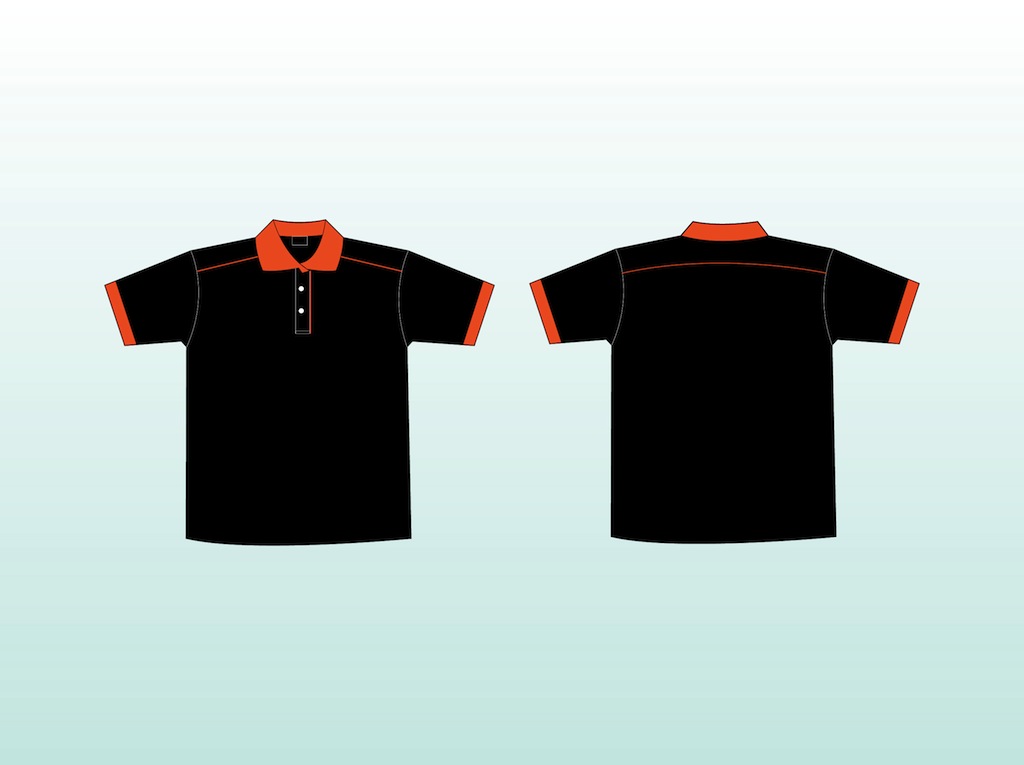 Polo Shirt Template Vector Free Download