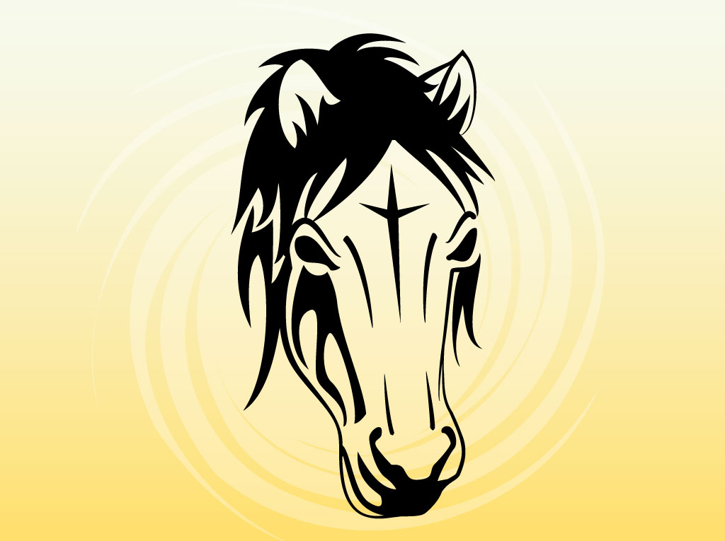 Horse Head Vector Vector Art & Graphics | freevector.com