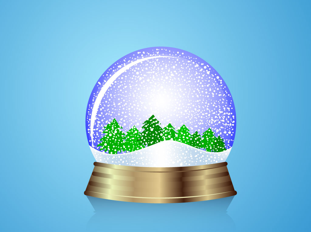 Download Snow Globe Forest Vector Art & Graphics | freevector.com