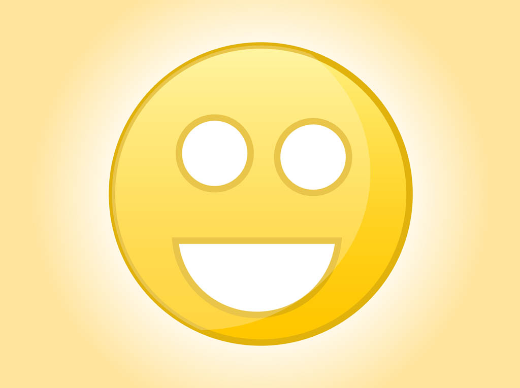 Happy Smiley Emoticon Face Stock Vector