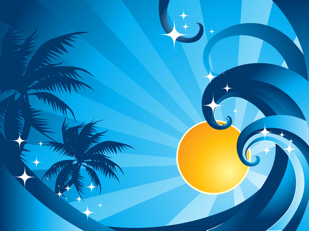 Sea Wave Vector Vector Art And Graphics
