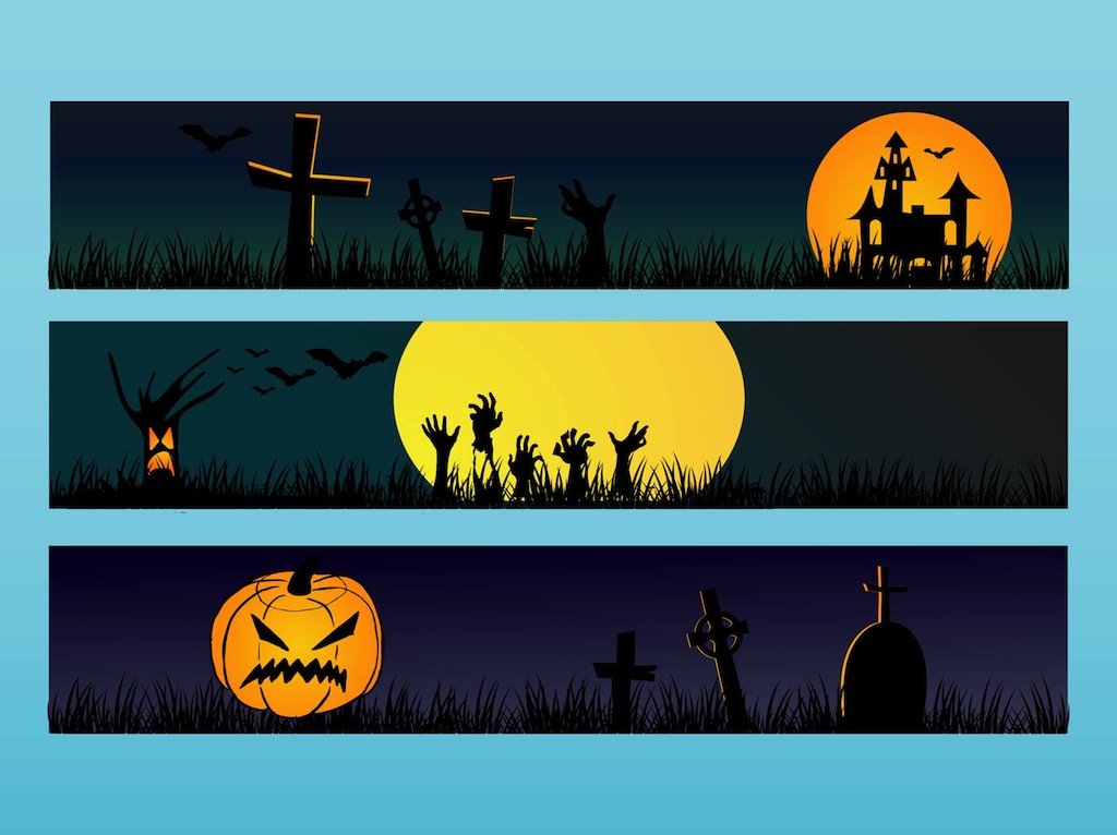 Halloween Banners Vector Art & Graphics | freevector.com
