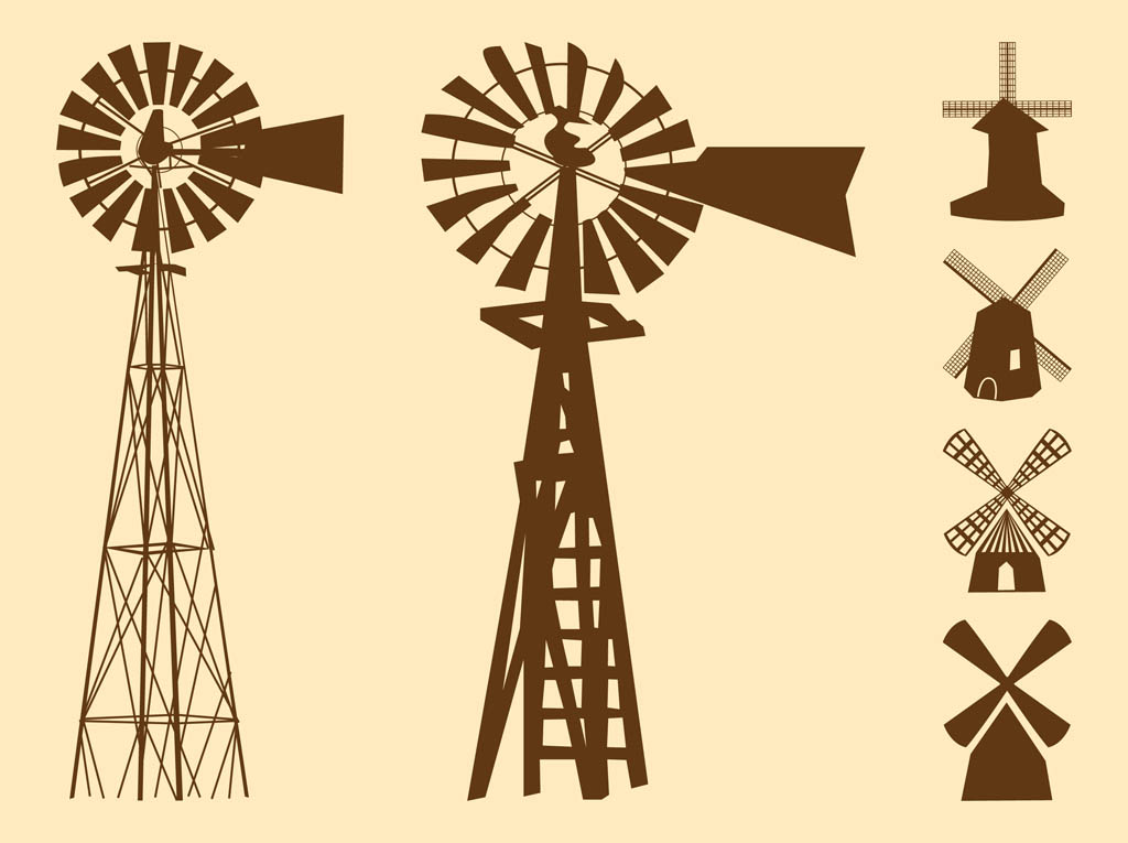 vector free download illustrator windmill