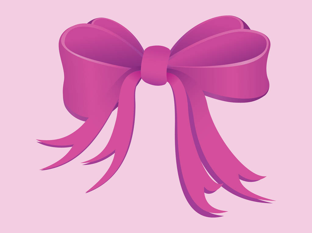 Download Pink Bow Vector Art & Graphics | freevector.com
