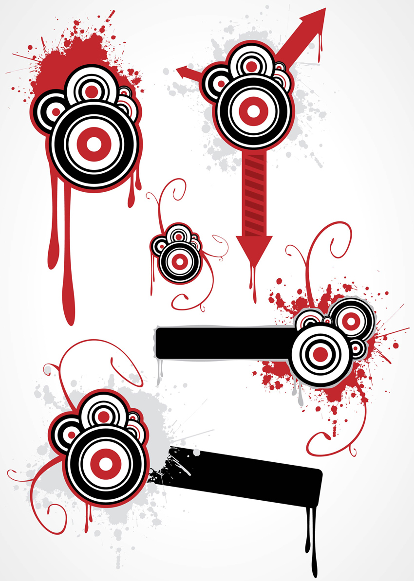 Download Grunge Circles & Arrows Vector Art & Graphics | freevector.com