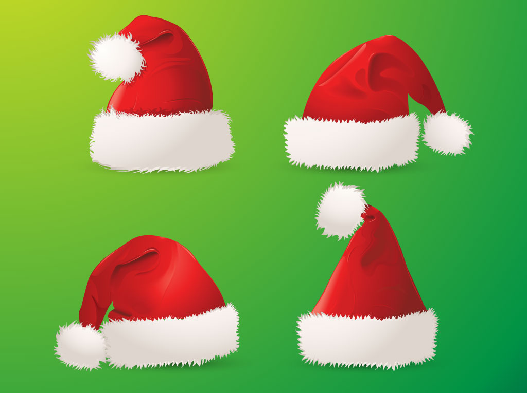 Download Santa Hats Vector Art & Graphics | freevector.com