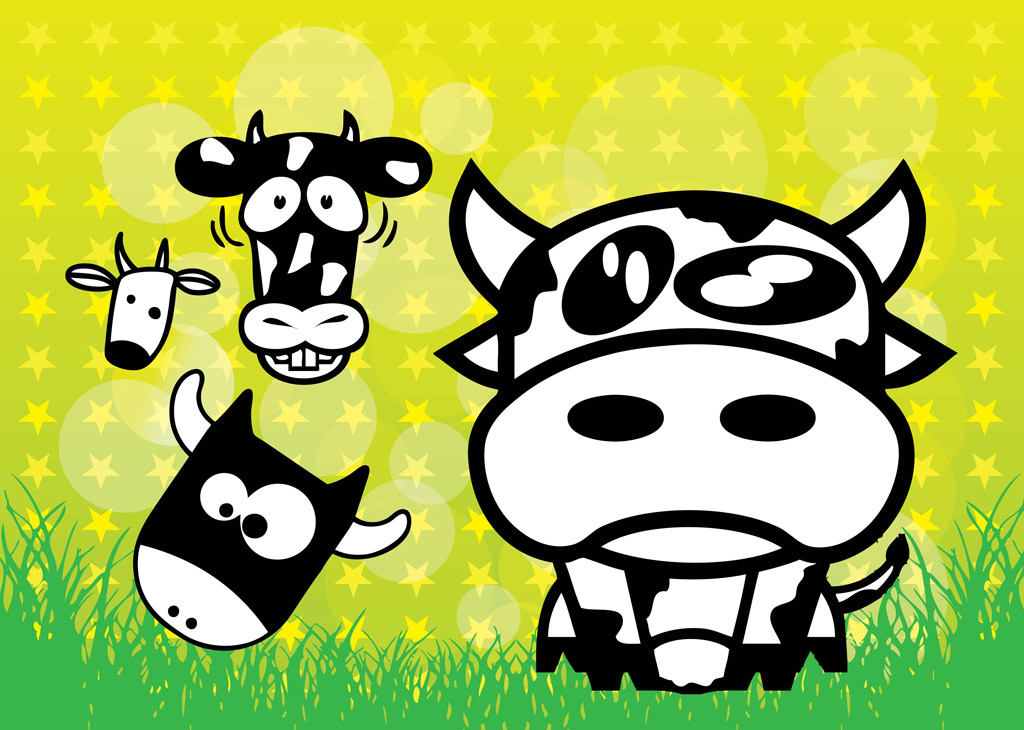 Free Free 310 Baby Cow Face Svg Cartoon Cow Svg SVG PNG EPS DXF File