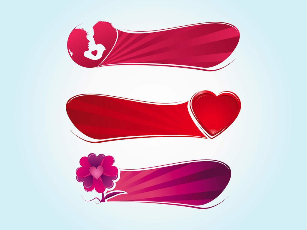 Download Vector Love Banners Vector Art & Graphics | freevector.com