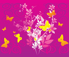 Butterflies Card Vector Art & Graphics | freevector.com