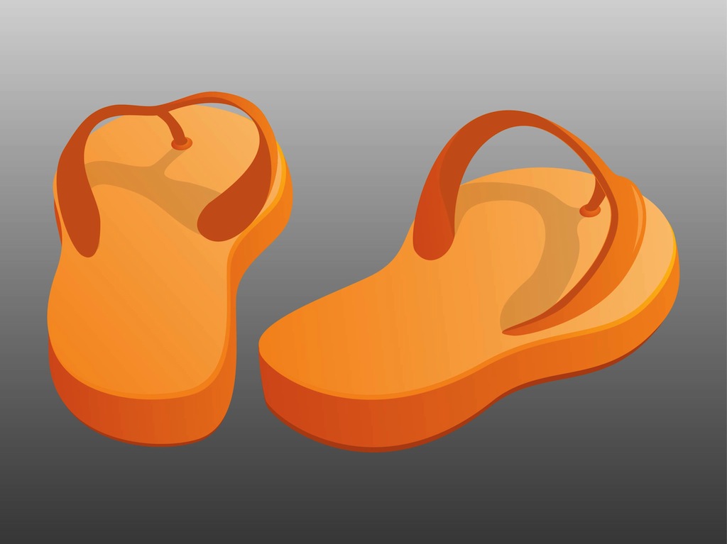 Premium Vector  Vector flip flops shoes slates in cartoon style vector  illustration isolated