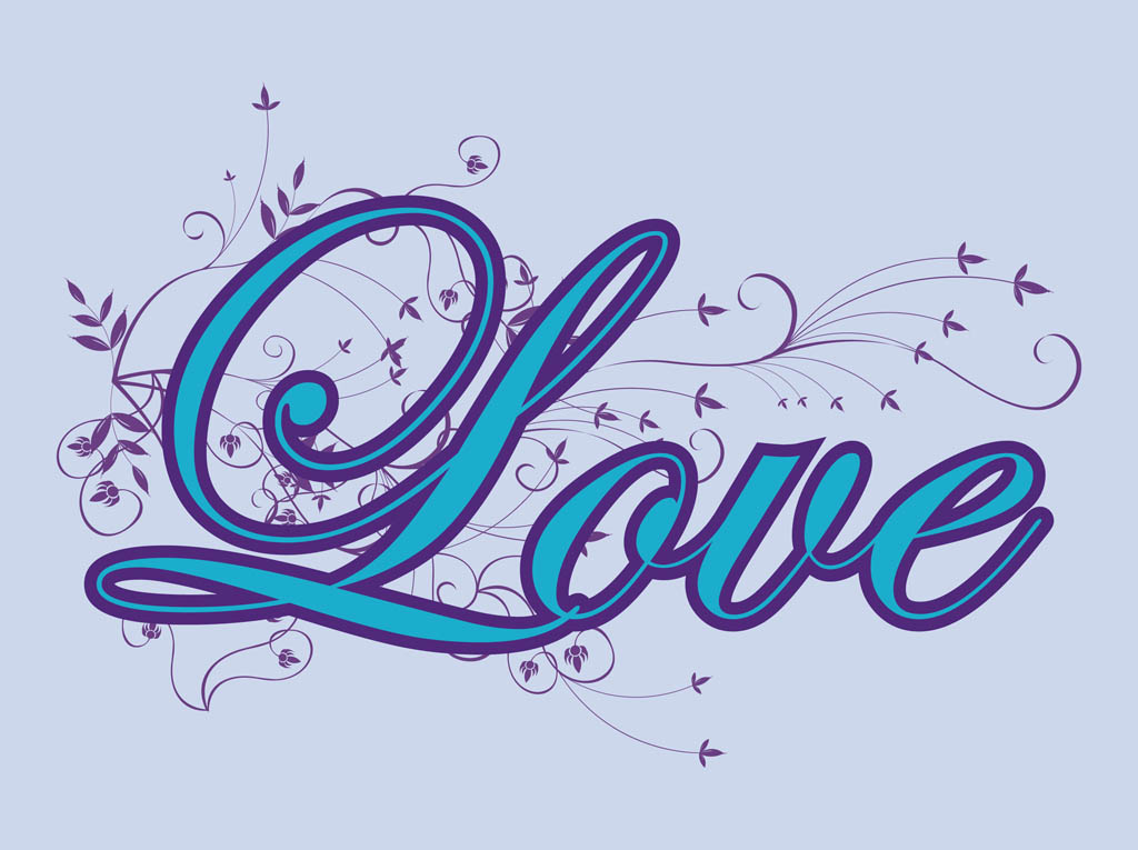 Download Love Typography Vector Art & Graphics | freevector.com