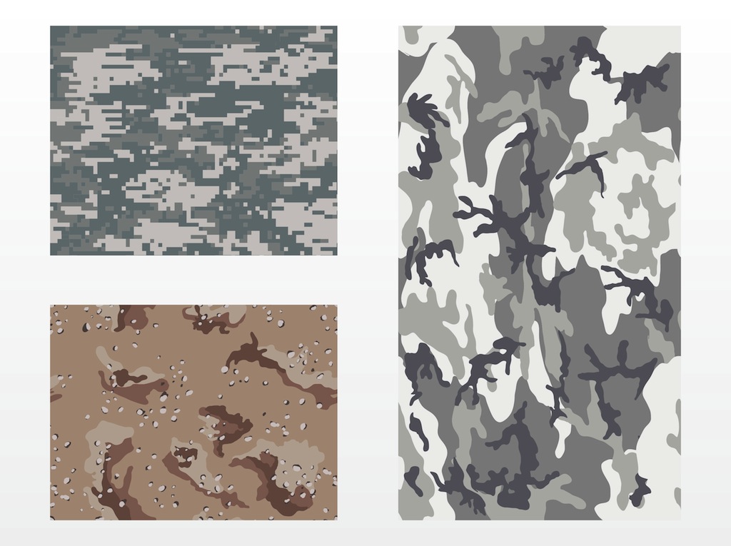 Camouflage Patterns Vector Art & Graphics