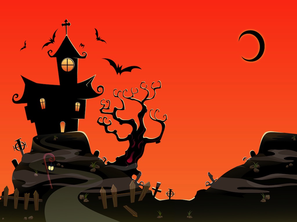 Download Haunted House Vector Illustration Images