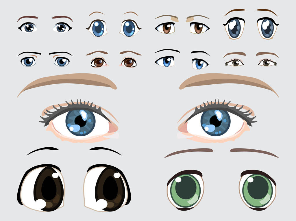 Eyes Vector Images Vector Art & Graphics | freevector.com