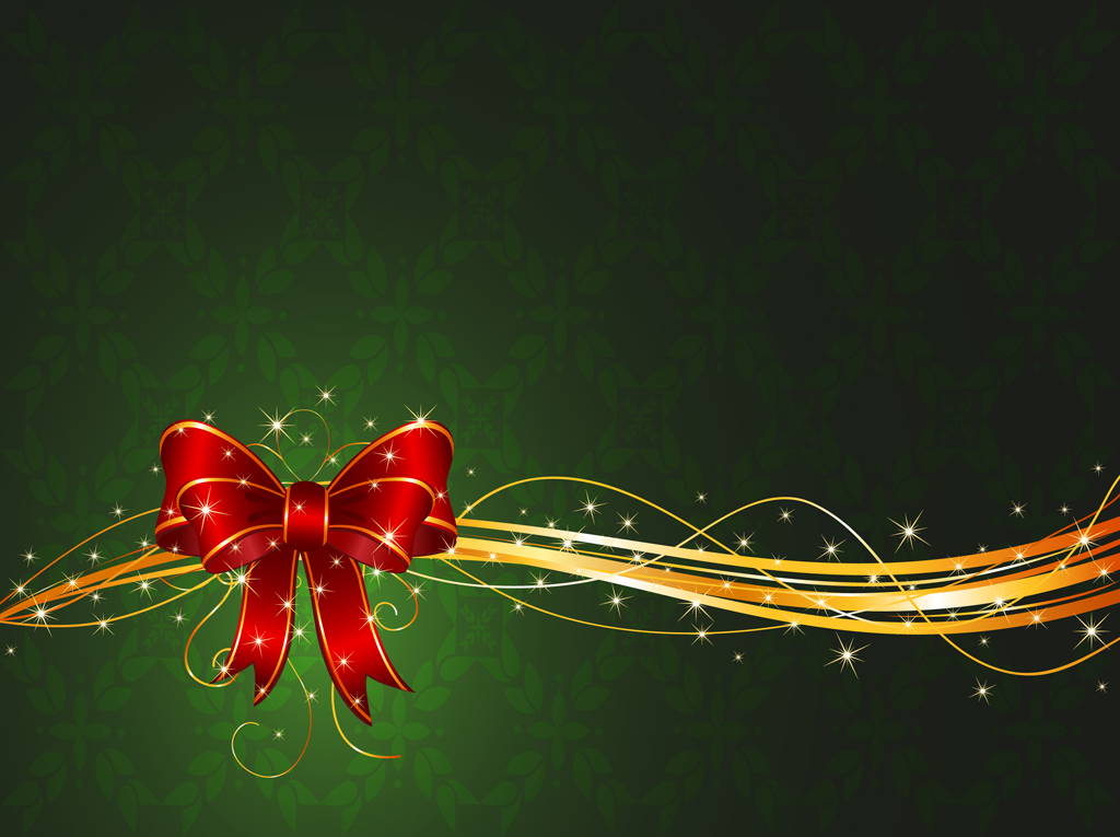 Vector Christmas Ribbon Vector Art & Graphics | freevector.com
