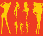 Sexy Girls Silhouettes Vector Art & Graphics | freevector.com